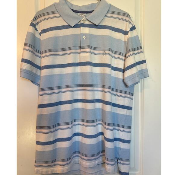 Brooks Brothers Slim Fit Performance Polo Striped Spring Colors XL - Picture 6 of 10